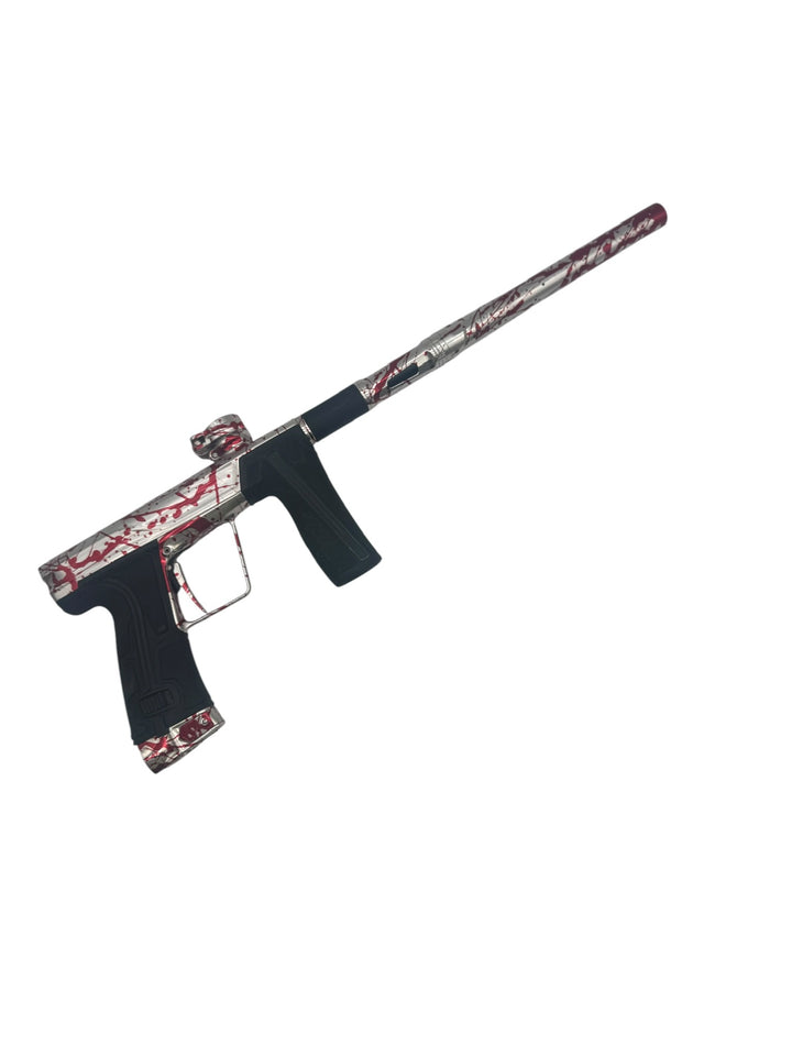 PLANET ECLIPSE GEO R5 CUSTOM ANODIZED BLOOD SPLASH USED