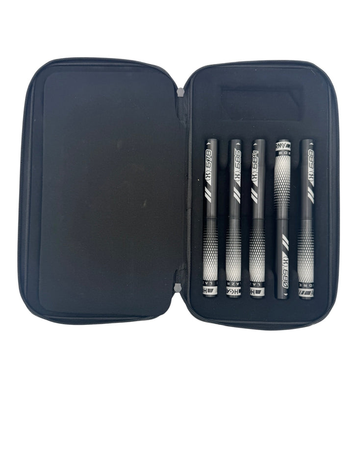 HK BARREL KIT BLUE/BLACK LUXE THREAD USED