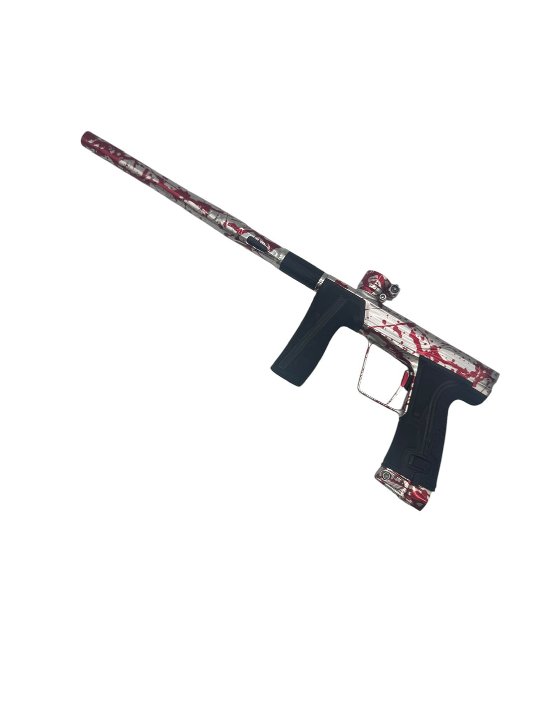 PLANET ECLIPSE GEO R5 CUSTOM ANODIZED BLOOD SPLASH USED