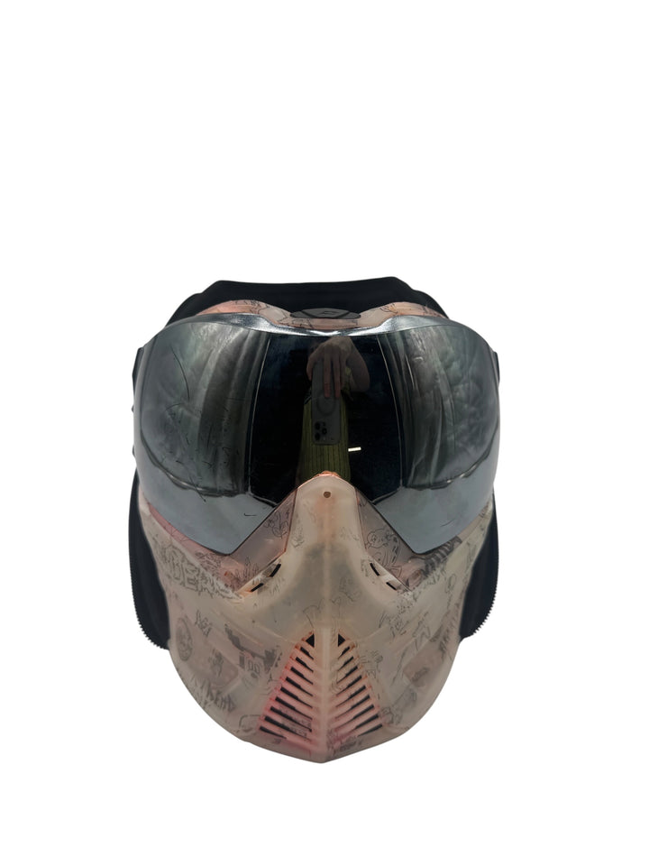 PUSH MASK WHITE BLACK USED