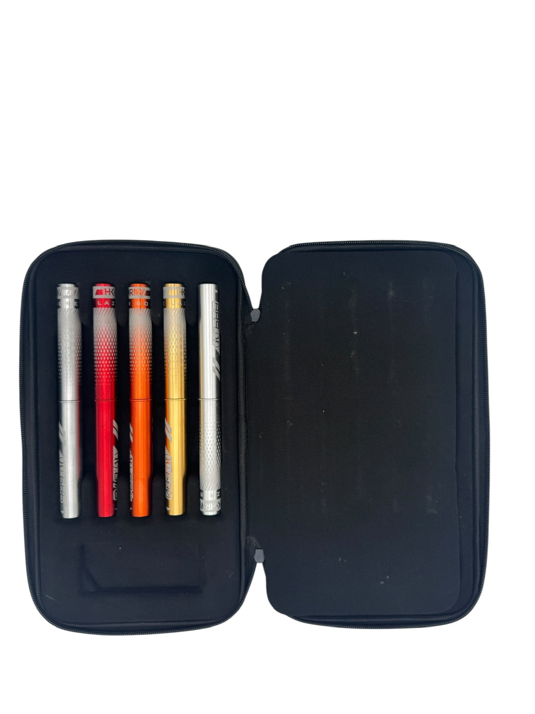 HK BARREL KIT CUSTOM MILLED RED/BLACK USED LUXE THREAD