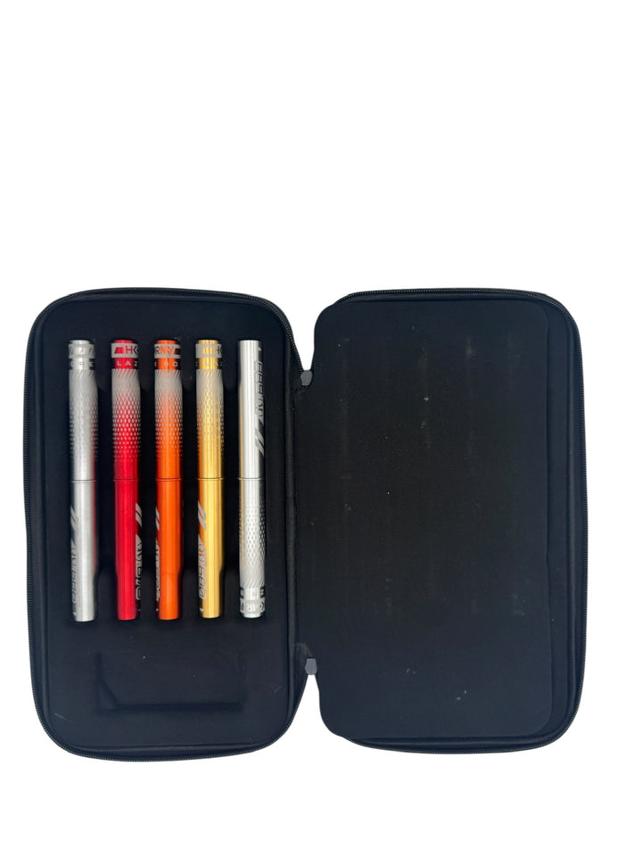 HK BARREL KIT CUSTOM MILLED RED/BLACK USED LUXE THREAD
