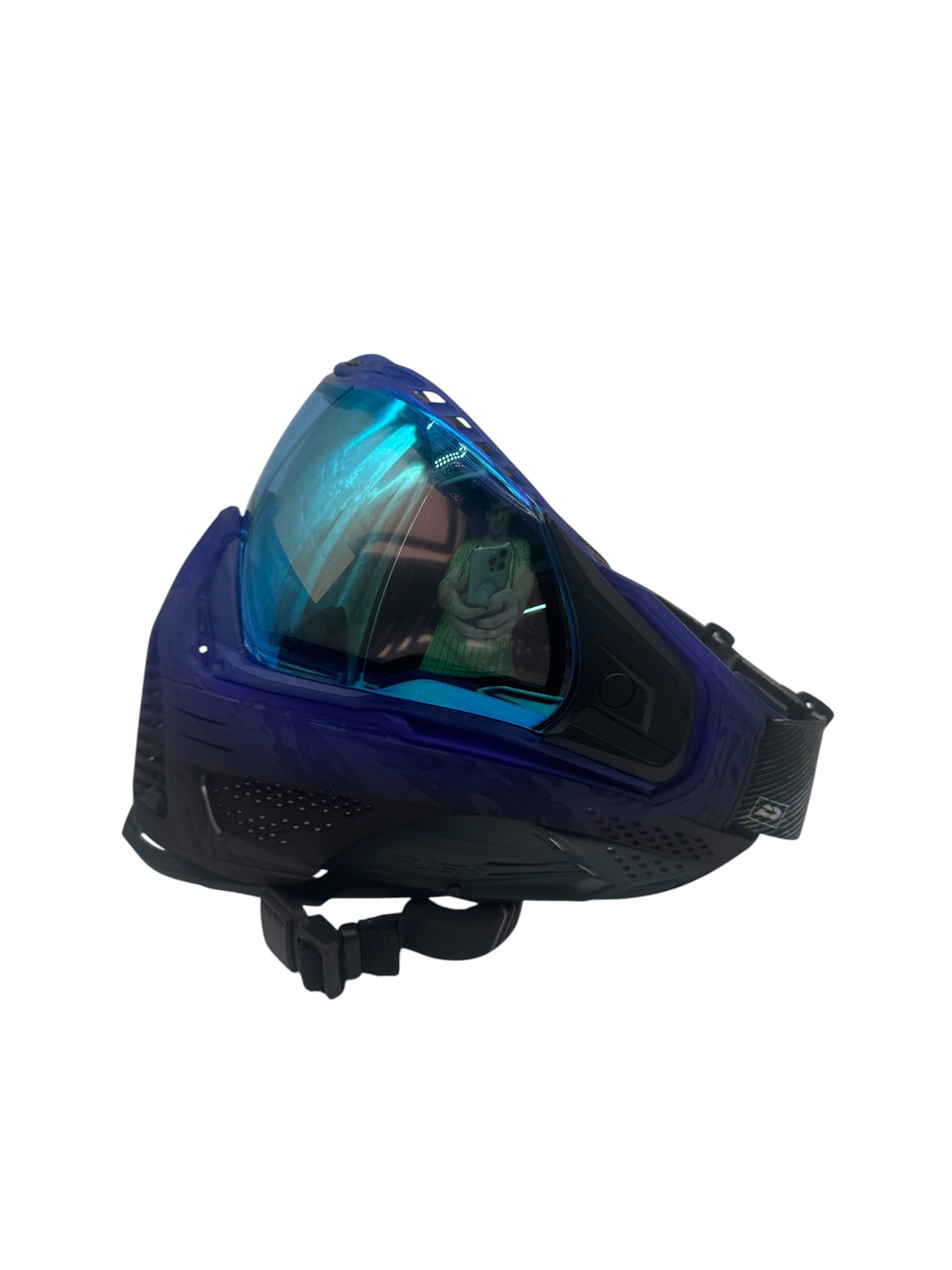 PUSH MASK BLUE BLACK USED (MINT)