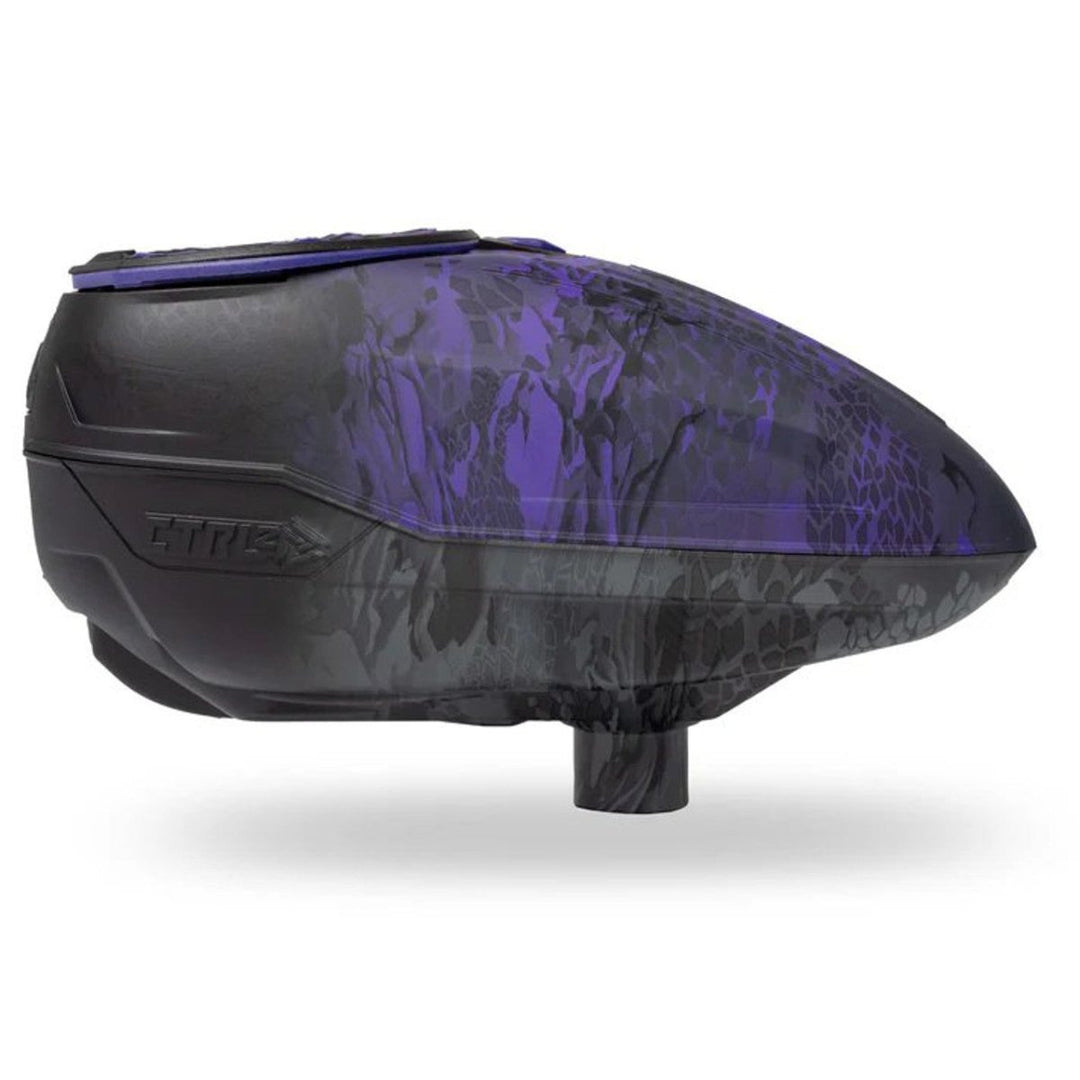 Bunkerkings CTRL2 Electronic Paintball Loader Hopper - Purple Black Highlander - P8Ball - Buy, Sell, Trade