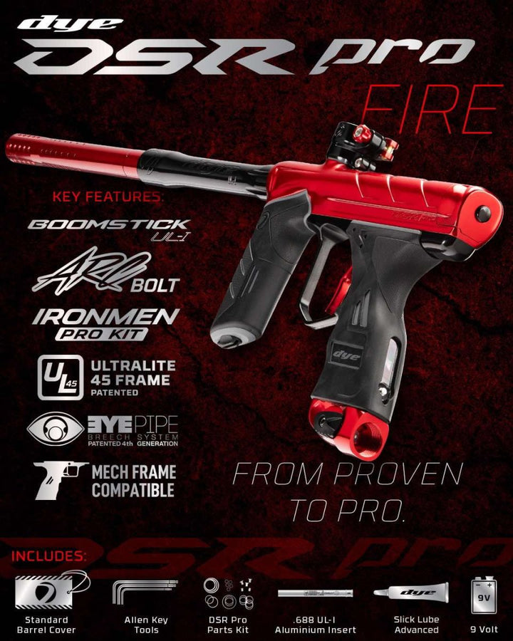 DYE DSR PRO FIRE - POLISH (BRAND NEW IN STOCK &amp; SHIPPING) - P8Ball - Buy, Sell, Trade