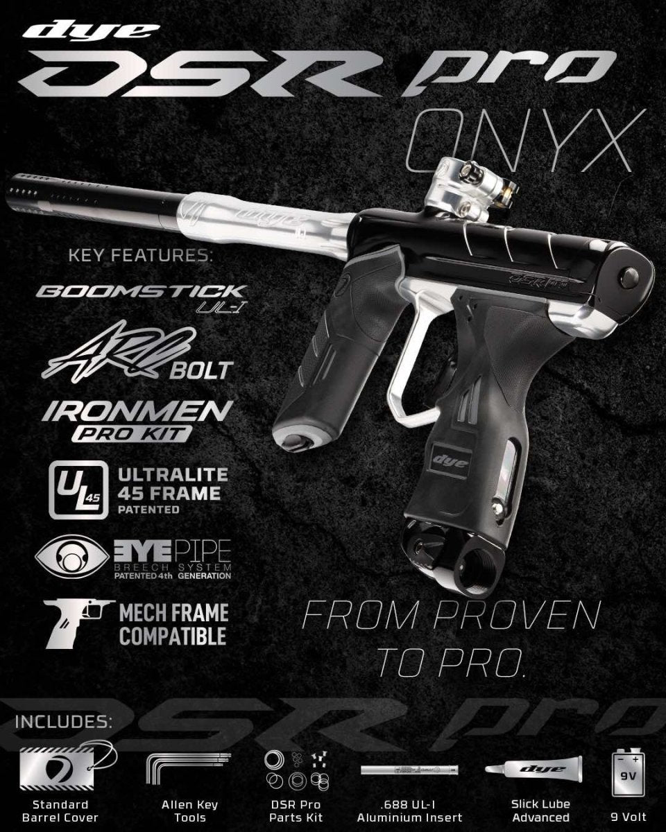 DYE DSR PRO ONYX - POLISH (BRAND NEW IN STOCK &amp; SHIPPING) - P8Ball - Buy, Sell, Trade