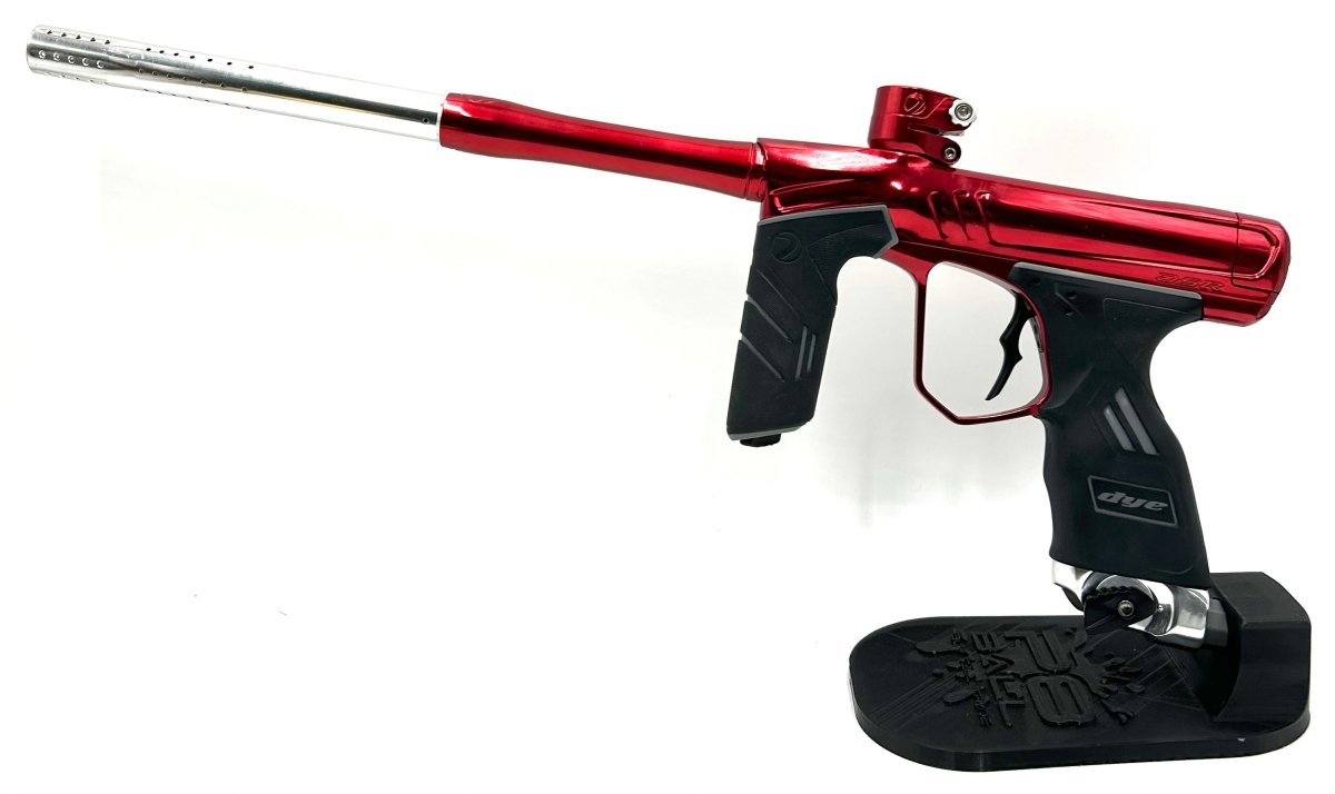 DYE DSR+ RED/SILVER W/IMPRO KIT AND BILLY WING TRIGGER USED - P8Ball - Buy, Sell, Trade