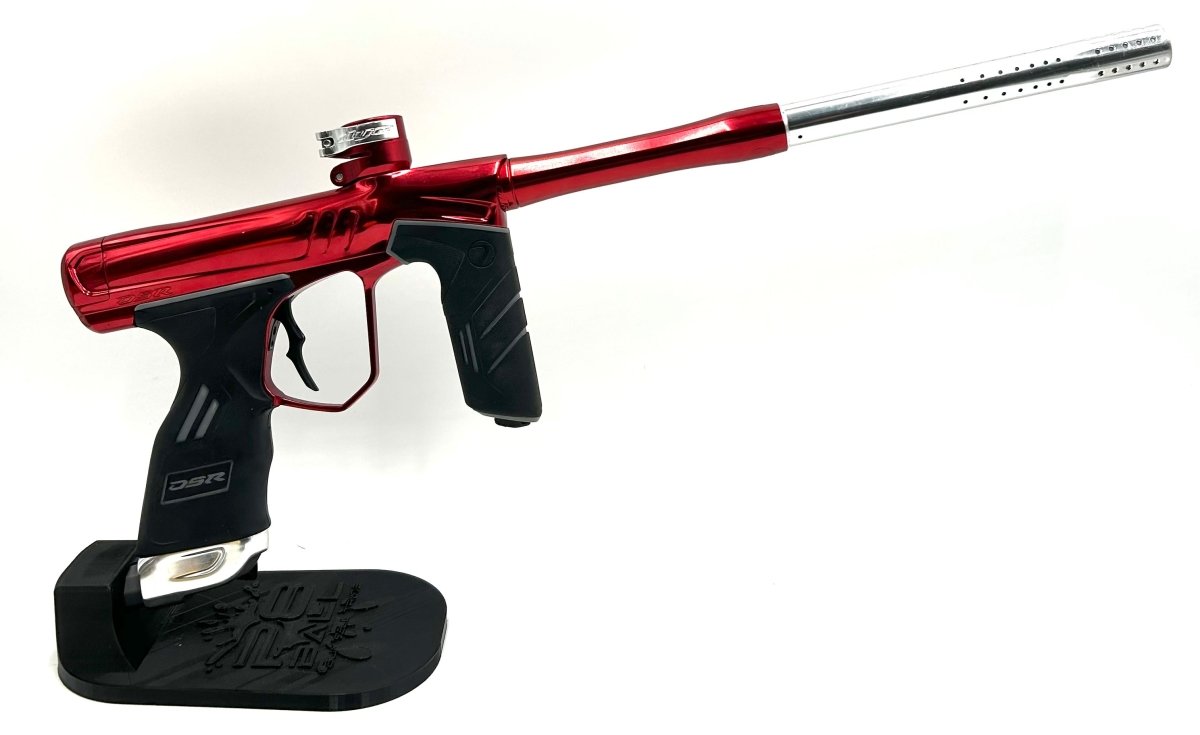 DYE DSR+ RED/SILVER W/IMPRO KIT AND BILLY WING TRIGGER USED - P8Ball - Buy, Sell, Trade