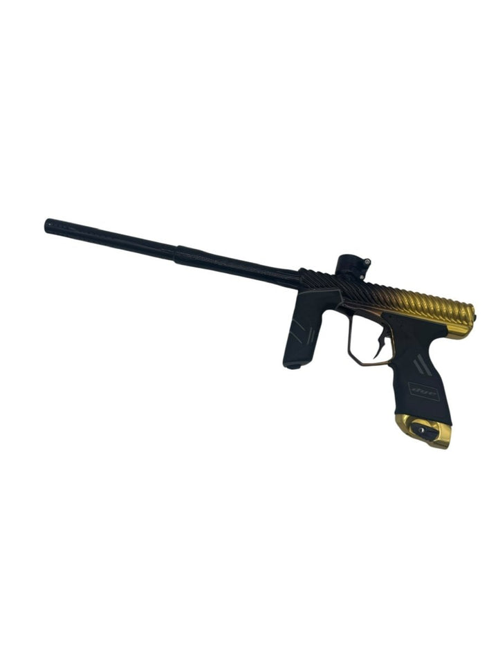 DYE DSR+ TWISTER GOLD/BLACK FADE W/MECH FRMAE USED - P8Ball - Buy, Sell, Trade