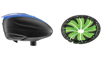 Dye LT - R Paintball Loader Hopper - Black Blue w/ Lime LT - R Quickfeed Speedfeed - P8Ball - Buy, Sell, Trade