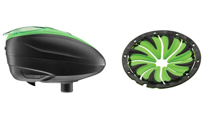 Dye LT - R Paintball Loader Hopper - Black Lime w/ Lime LT - R Quickfeed Speedfeed - P8Ball - Buy, Sell, Trade