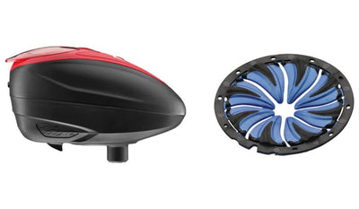 Dye LT - R Paintball Loader Hopper - Black Red w/ Blue LT - R Quickfeed Speedfeed - P8Ball - Buy, Sell, Trade