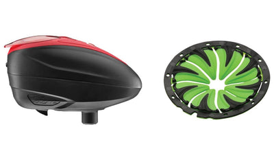 Dye LT - R Paintball Loader Hopper - Black Red w/ Lime LT - R Quickfeed Speedfeed - P8Ball - Buy, Sell, Trade