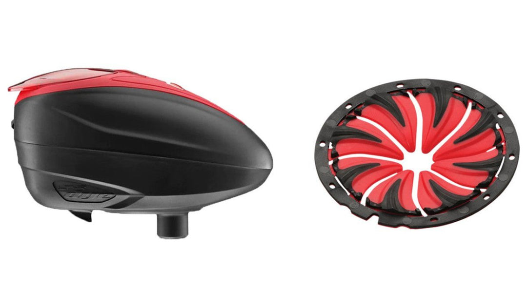 Dye LT - R Paintball Loader Hopper - Black Red w/ Red LT - R Quickfeed Speedfeed - P8Ball - Buy, Sell, Trade