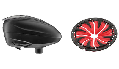 Dye LT - R Paintball Loader Hopper - Black w/ Red LT - R Quickfeed Speedfeed - P8Ball - Buy, Sell, Trade