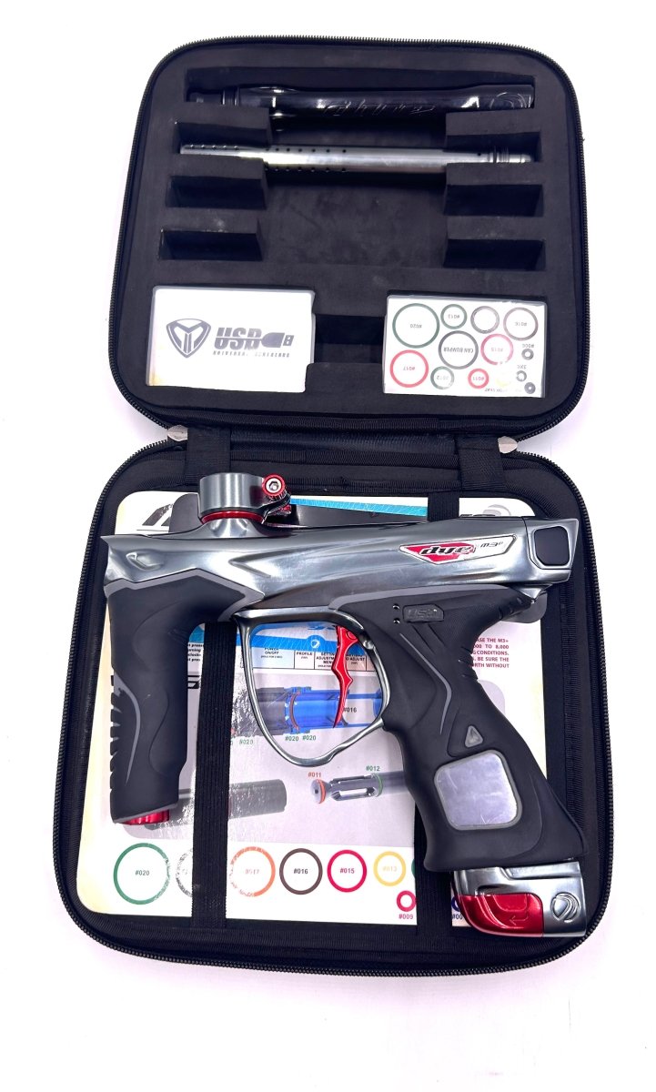 DYE M3+ GREY - RED USED - P8Ball - Buy, Sell, Trade