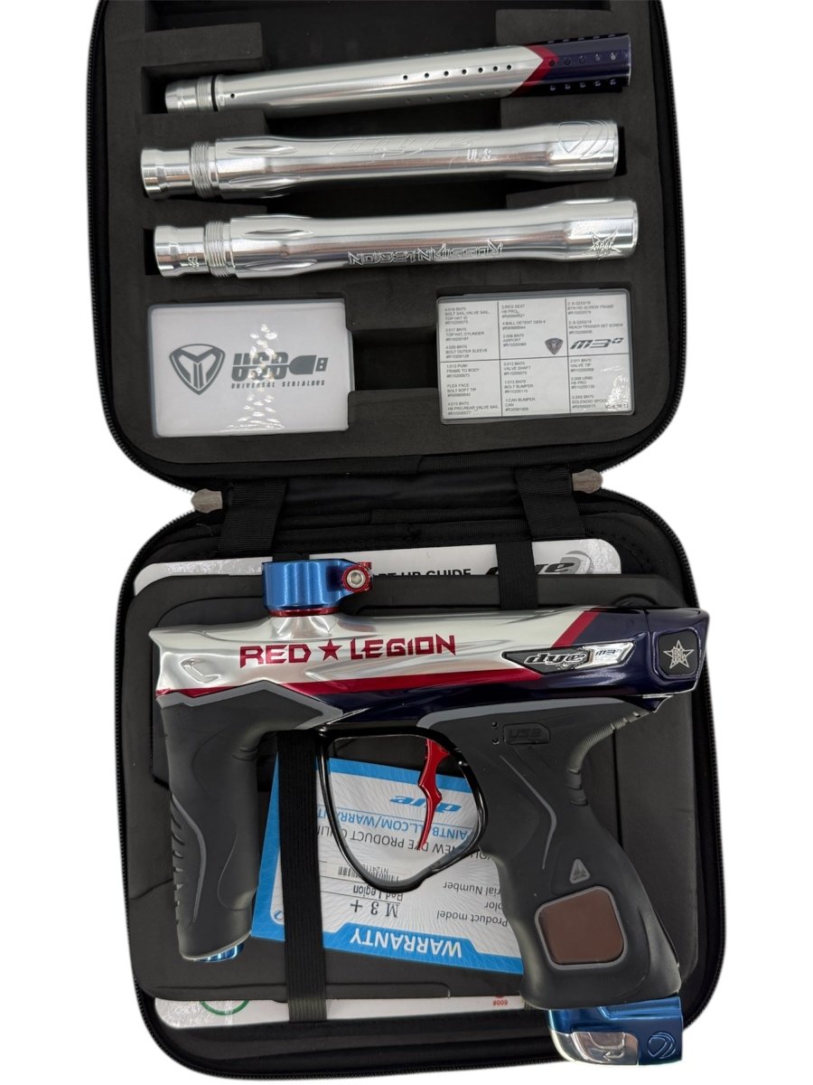 DYE M3+ Red Legion - Used - P8Ball - Buy, Sell, Trade