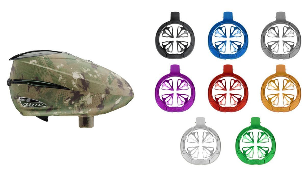 Dye R2 Electronic Paintball Hopper Loader DyeCam w/ Choice of HK Army ...