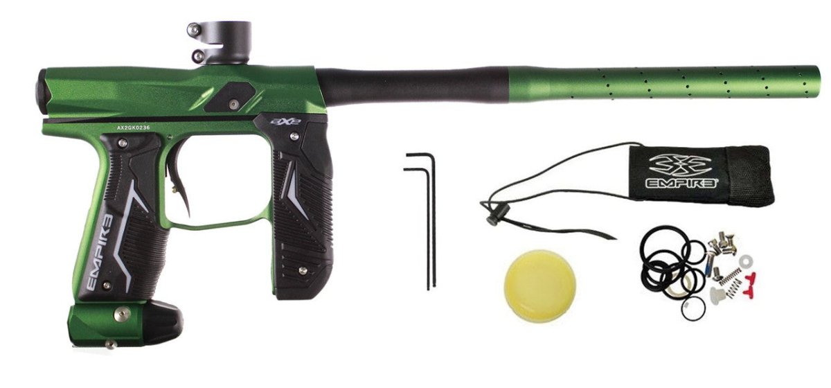 Empire Axe 2.0 Paintball Marker - Dust Green with Black Accents - NEW - P8Ball - Buy, Sell, Trade
