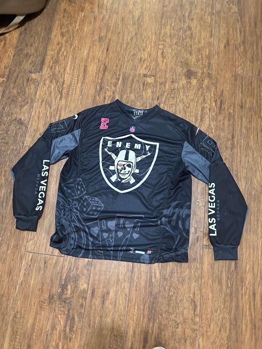 ENEMY OF THE STATE RAIDERS JERSEY - P8Ball - Buy, Sell, Trade