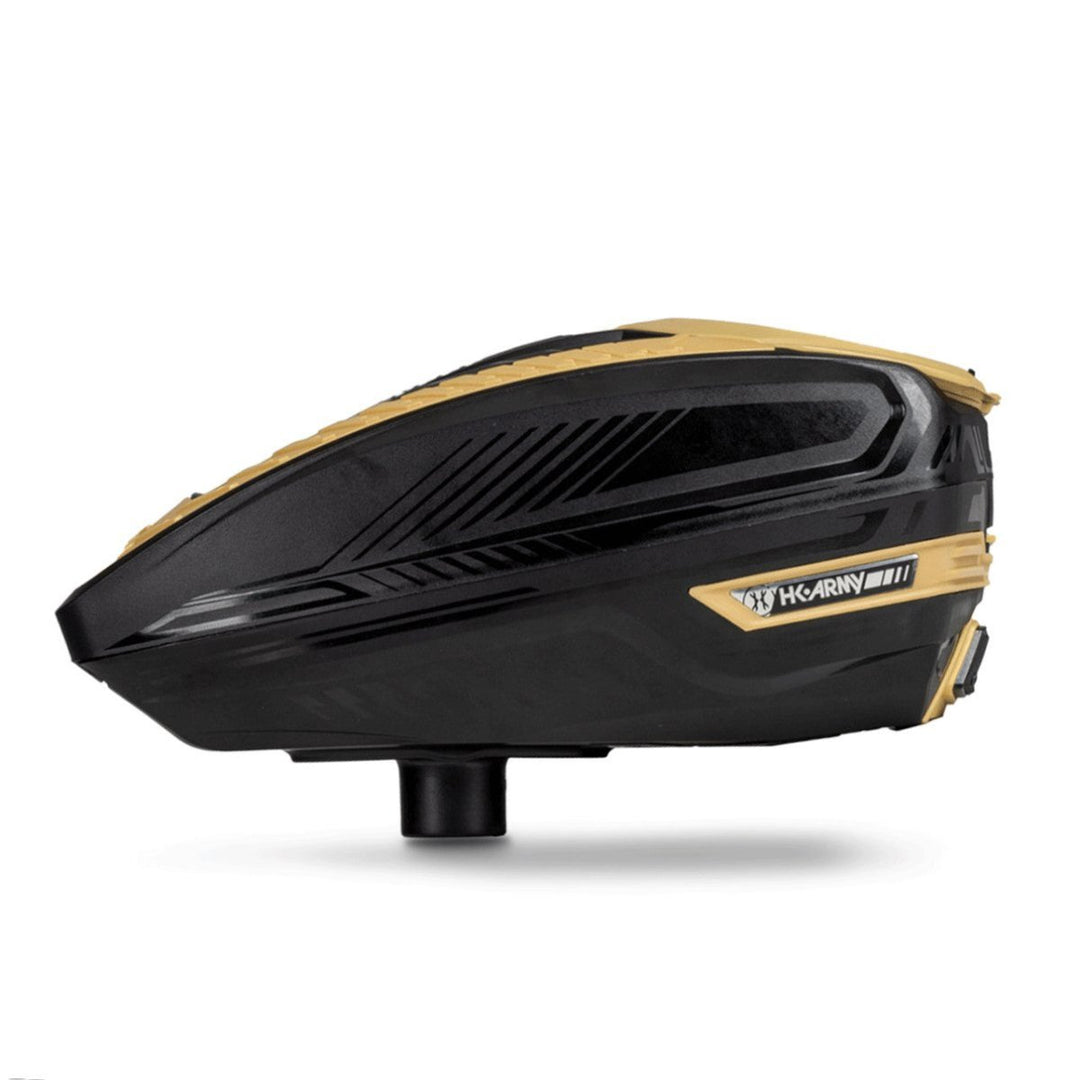 HK Army TFX 3 Paintball Hopper Electronic Loader - Black / Gold - P8Ball - Buy, Sell, Trade
