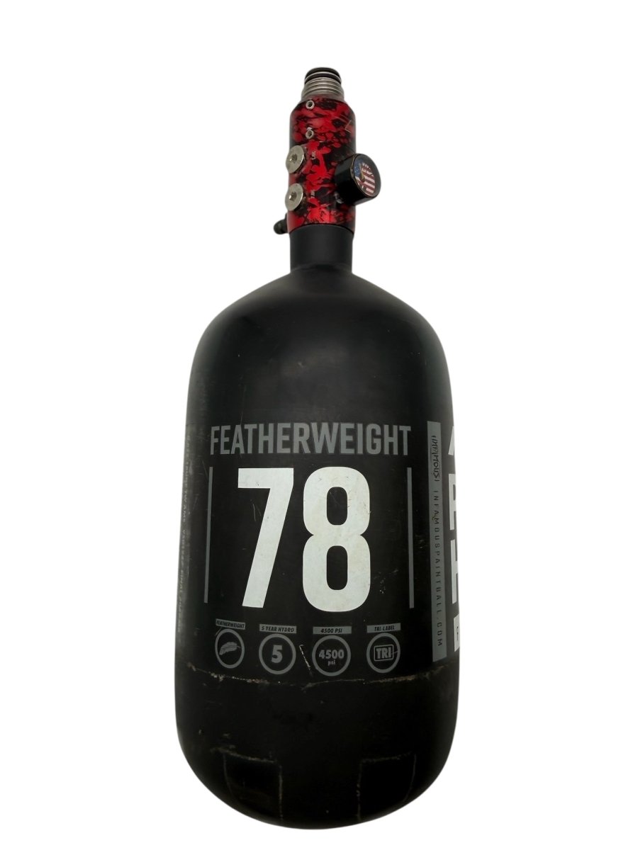 IMFAMOUS FEATHER WEIGHT TANK W/CUSTOM ANODIZED POWERHOUSE RED EXTENDED - P8Ball - Buy, Sell, Trade