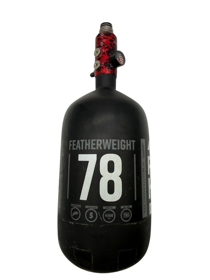 IMFAMOUS FEATHER WEIGHT TANK W/CUSTOM ANODIZED POWERHOUSE RED EXTENDED - P8Ball - Buy, Sell, Trade