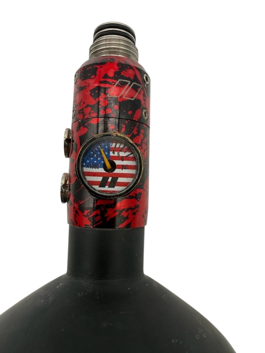 IMFAMOUS FEATHER WEIGHT TANK W/CUSTOM ANODIZED POWERHOUSE RED EXTENDED - P8Ball - Buy, Sell, Trade