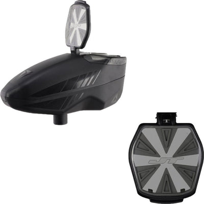 JT Paintball Triad Electronic Hopper Loader - Black with Smoke Speedfeed - P8Ball - Buy, Sell, Trade