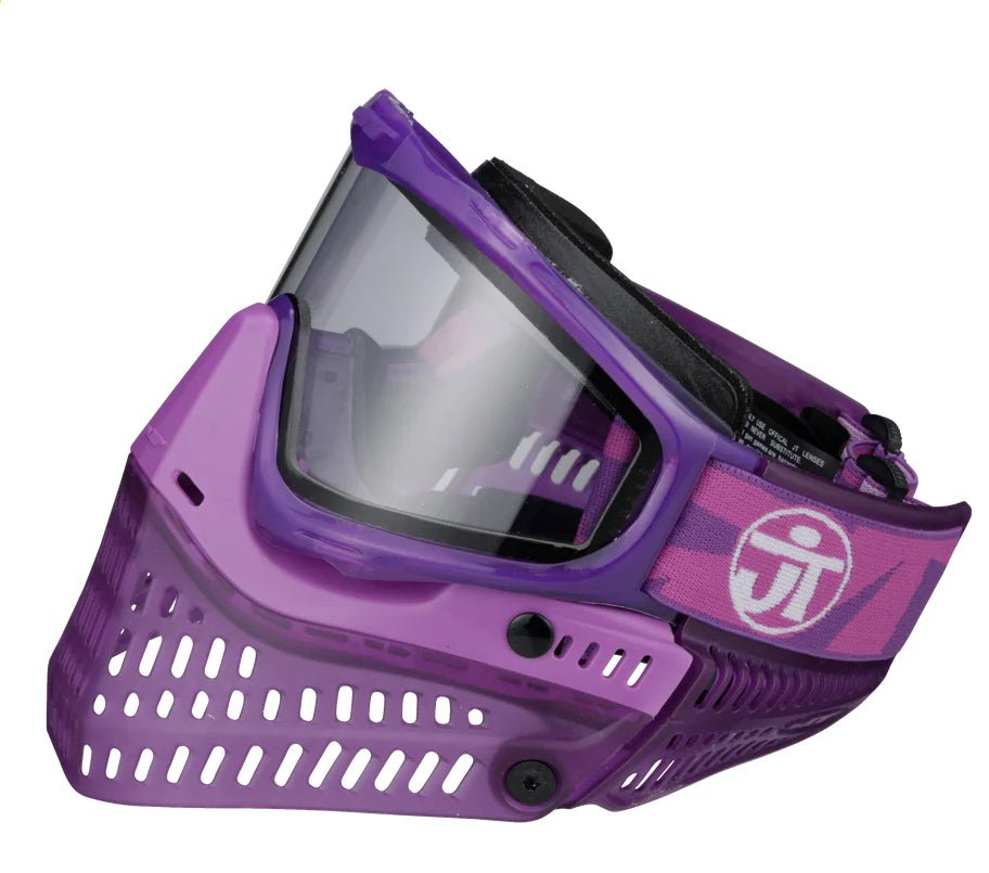 JT PROFLEX PAINTBALL MASK LE - BIRTHSTONE SERIES AMETHYST w/ CLEAR LENS - P8Ball - Buy, Sell, Trade