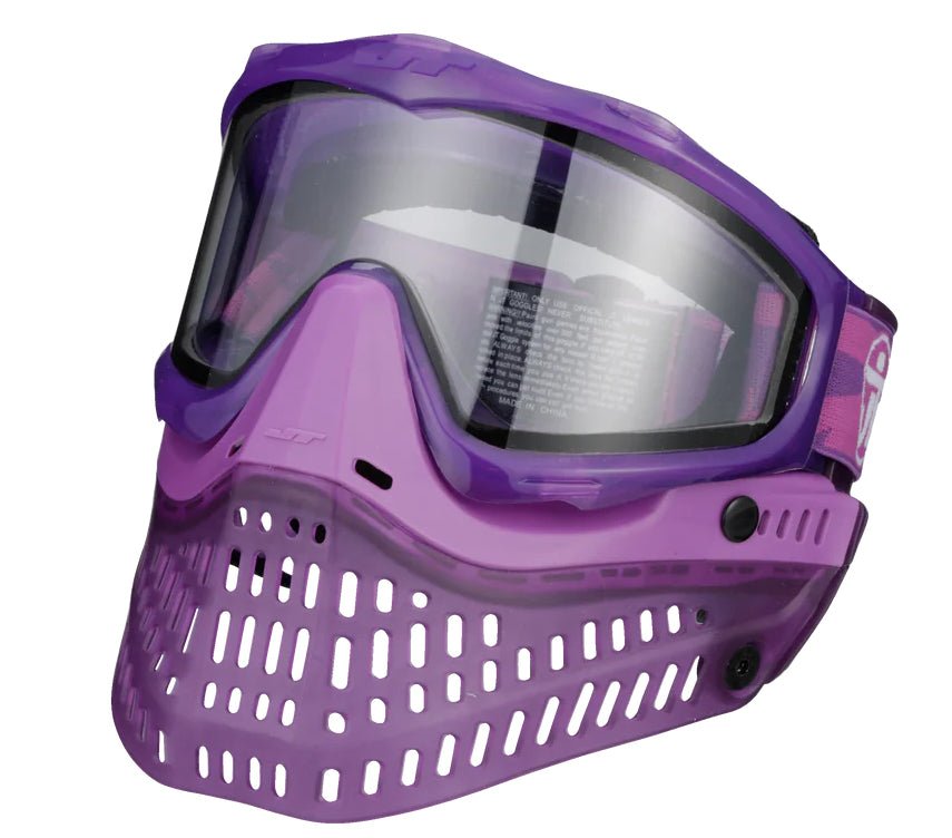 JT PROFLEX PAINTBALL MASK LE - BIRTHSTONE SERIES AMETHYST w/ CLEAR LENS - P8Ball - Buy, Sell, Trade