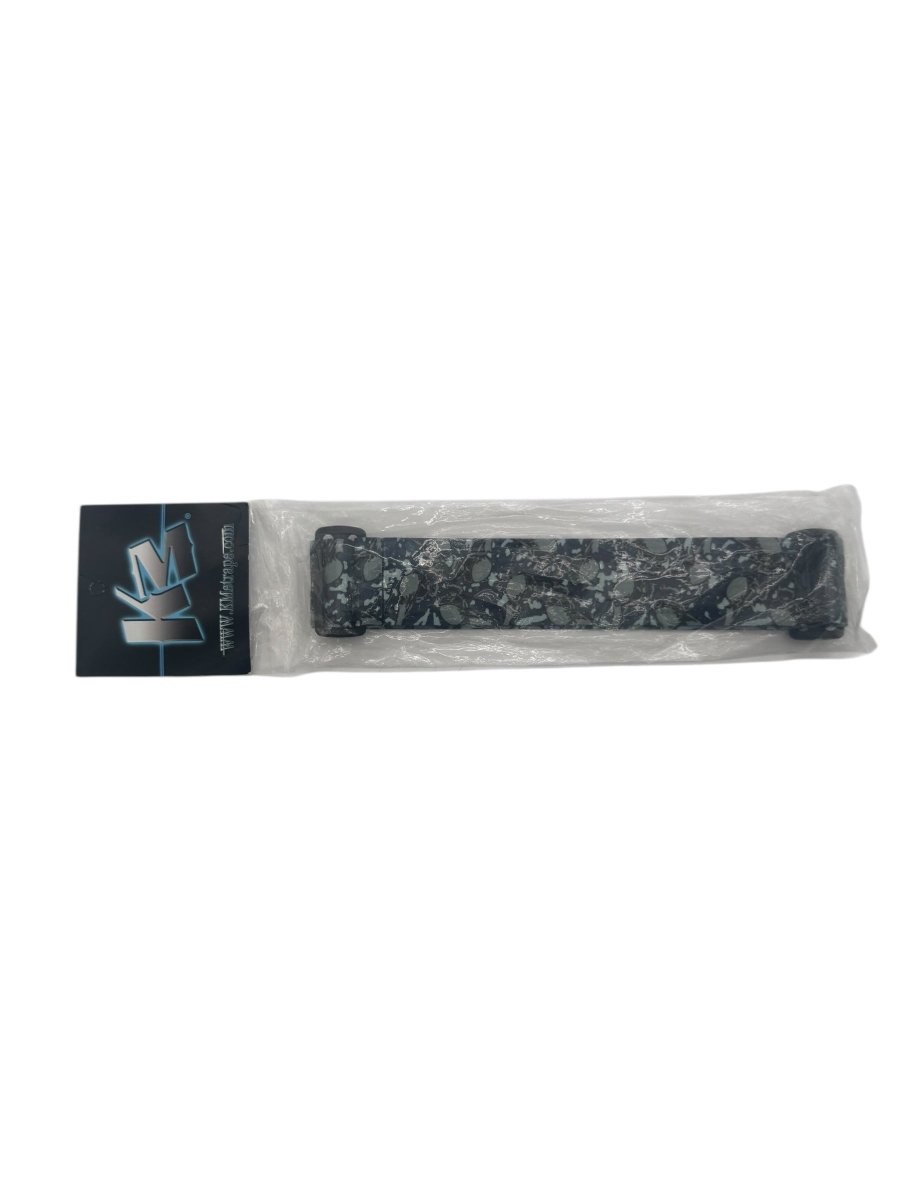 KM SANDANA GOGGLE STRAP BLUE/GRAY FLYING SKULLS - P8Ball - Buy, Sell, Trade