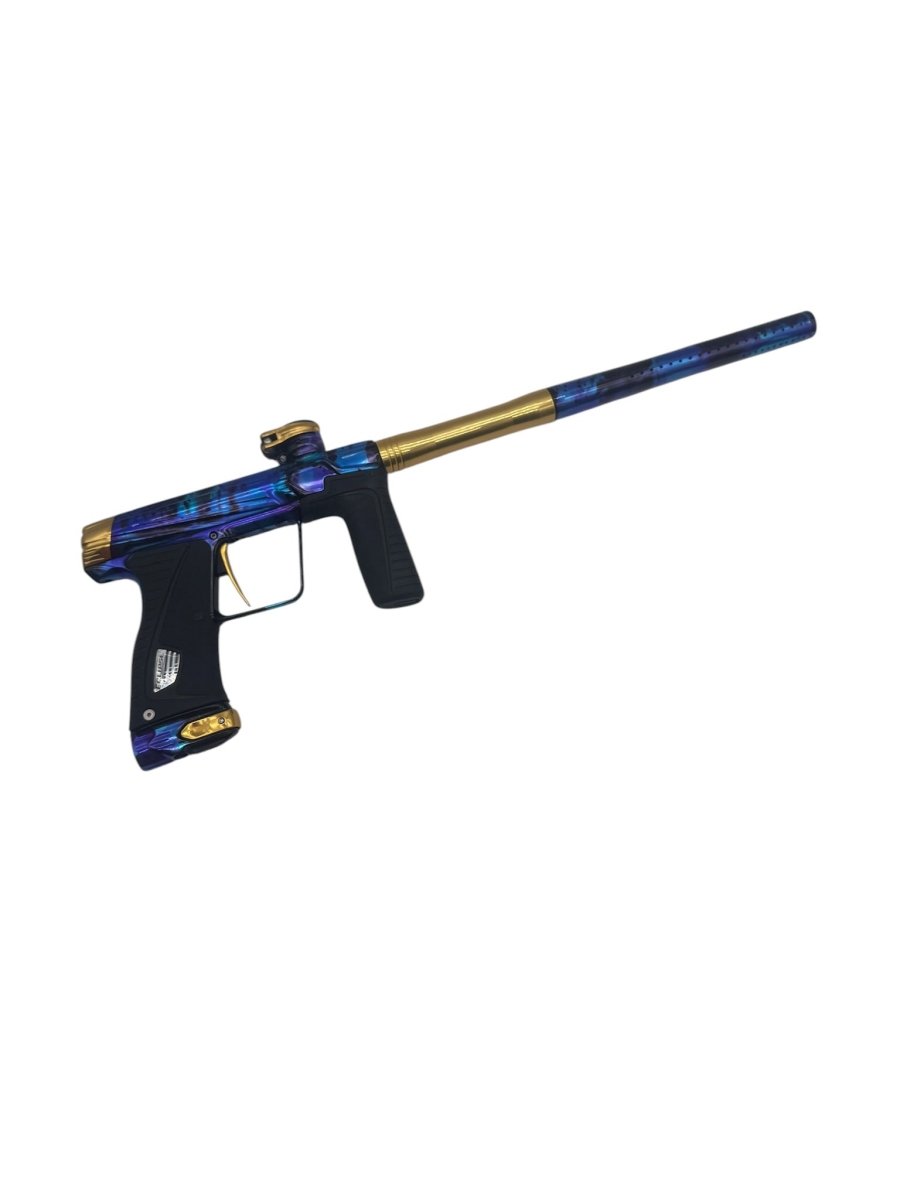 PLANET ECLIPSE 180R CUSTOM ANODIZED GOLD/BLACK BLUE USED - P8Ball - Buy, Sell, Trade