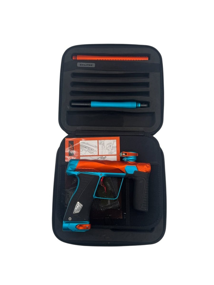 PLANET ECLIPSE 180R IMFAMOUS EDITION ORANGE/BLUE USED - P8Ball - Buy, Sell, Trade