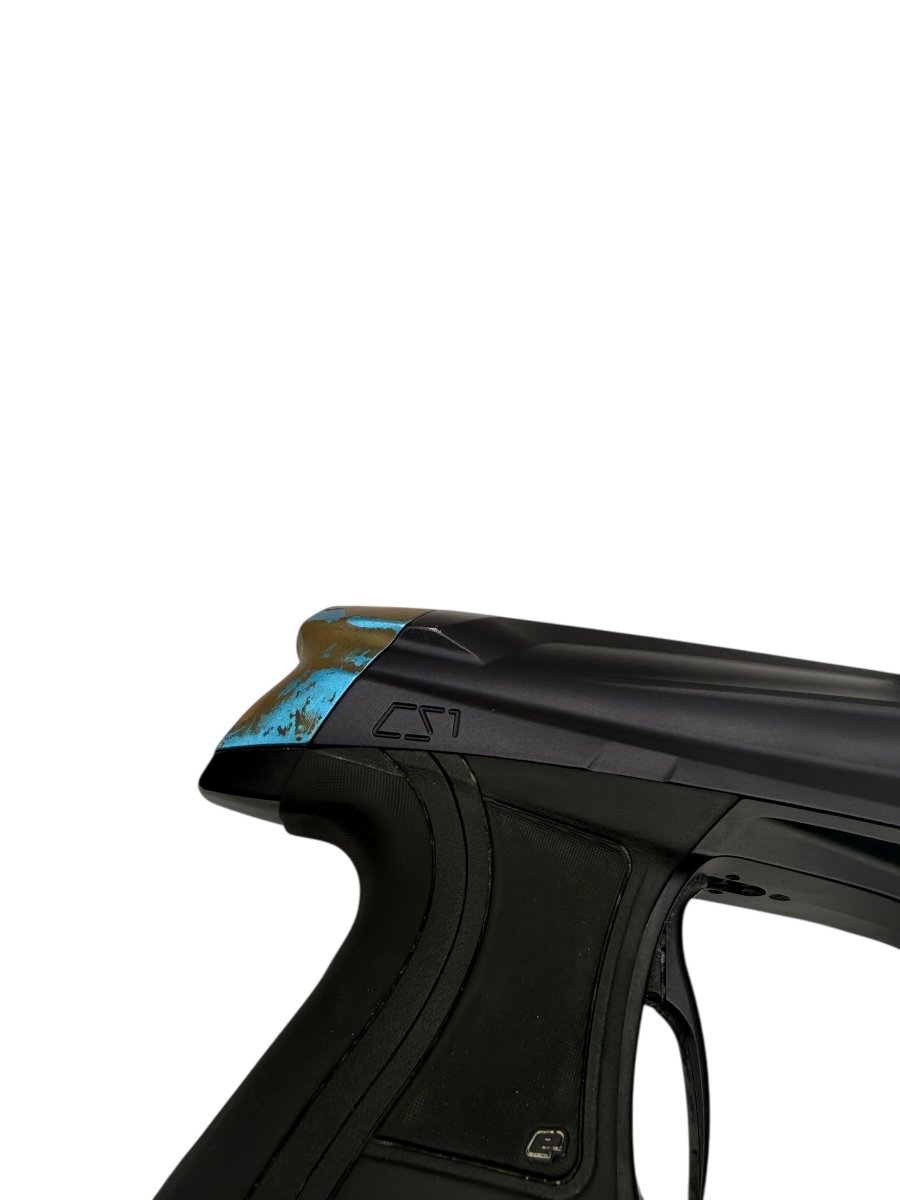 PLANET ECLIPSE CS1 BLACK/BROWN/BLUE “PARTS SPRAY PAINTED” USED - P8Ball - Buy, Sell, Trade