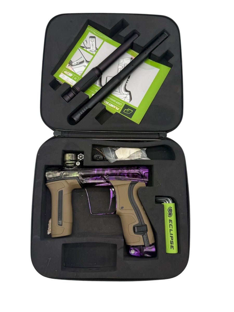 PLANET ECLIPSE CS2 CUSTOM ANODIZED PURLE/GREEN USED - P8Ball - Buy, Sell, Trade