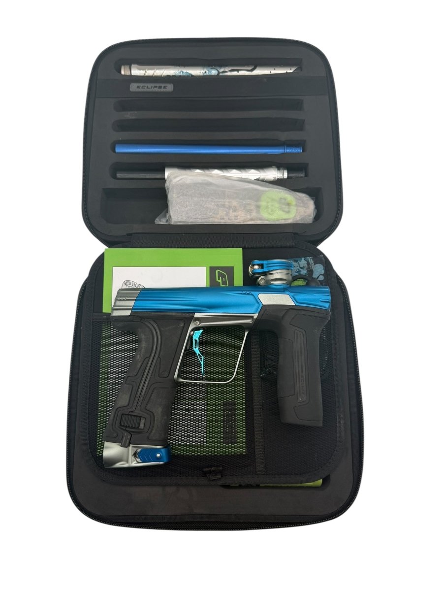 PLANET ECLIPSE CS3 BLUE/GREY W/CUSTOM ANODIZED BARREL USED - P8Ball - Buy, Sell, Trade