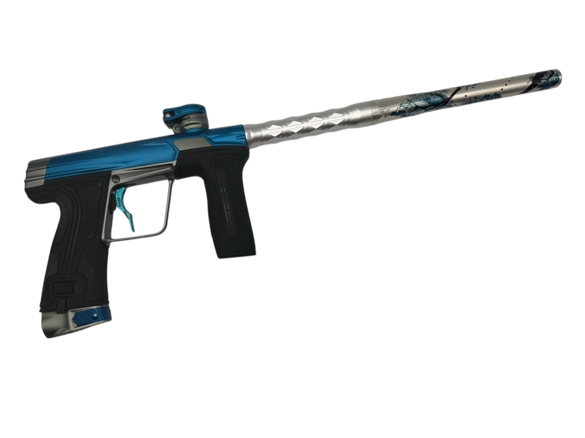 PLANET ECLIPSE CS3 BLUE/GREY W/CUSTOM ANODIZED BARREL USED - P8Ball - Buy, Sell, Trade