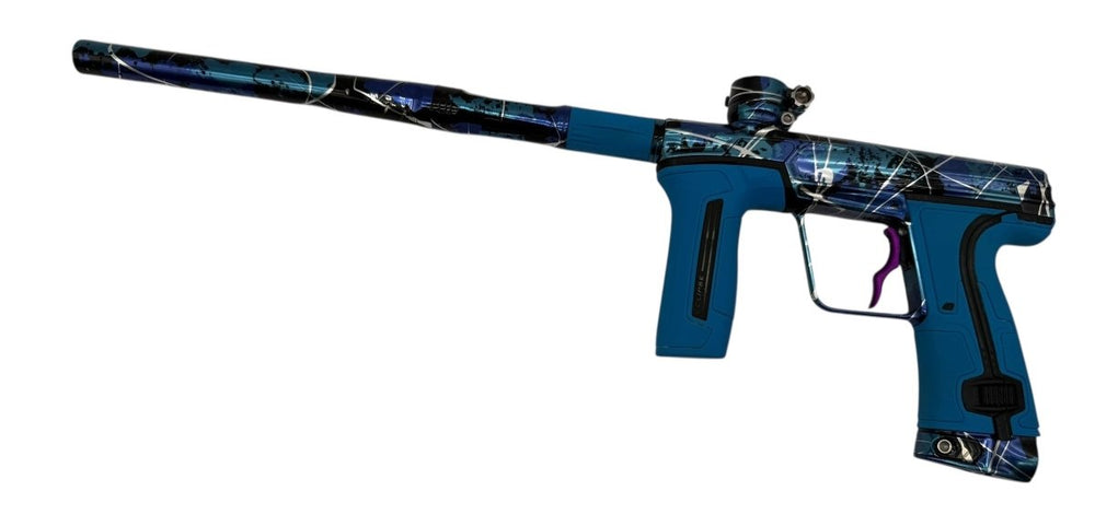 PLANET ECLIPSE CS3 CUSTOM ANODIZED BLUE SPLASH USED - P8Ball - Buy, Sell, Trade