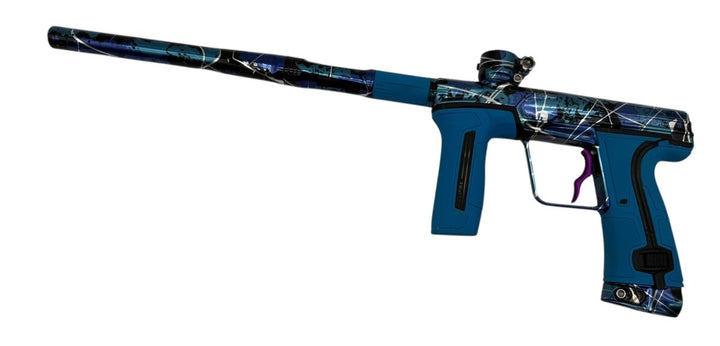 PLANET ECLIPSE CS3 CUSTOM ANODIZED BLUE SPLASH USED - P8Ball - Buy, Sell, Trade