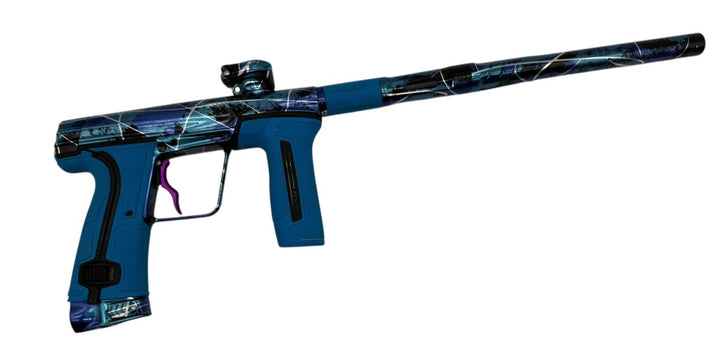 PLANET ECLIPSE CS3 CUSTOM ANODIZED BLUE SPLASH USED - P8Ball - Buy, Sell, Trade