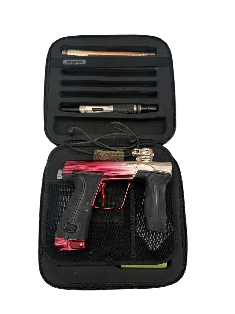 PLANET ECLIPSE CS3 CUSTOM ANODIZED RED - BRONZE FADE GLOSS USED - P8Ball - Buy, Sell, Trade