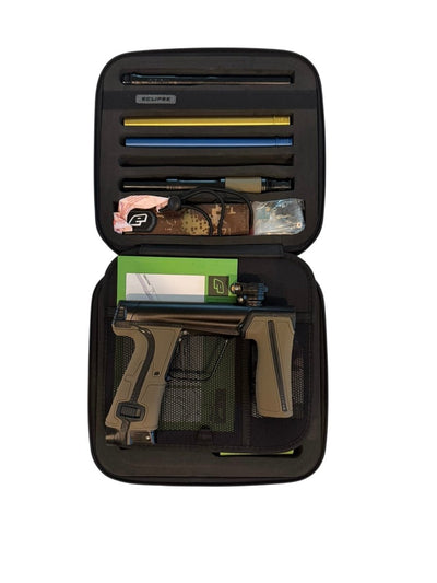 PLANET ECLIPSE CS3 PRO MIDNIGHT W/TAN GRIPS USED - P8Ball - Buy, Sell, Trade