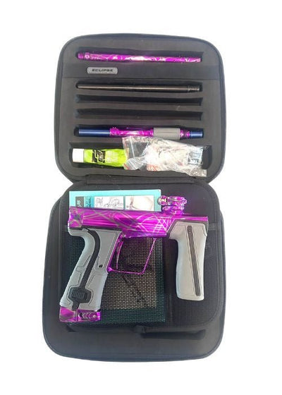 PLANET ECLIPSE GEO R5 GLOSS ANODIZED SPLASH PURPLE W/GREY GRIPS USED - P8Ball - Buy, Sell, Trade