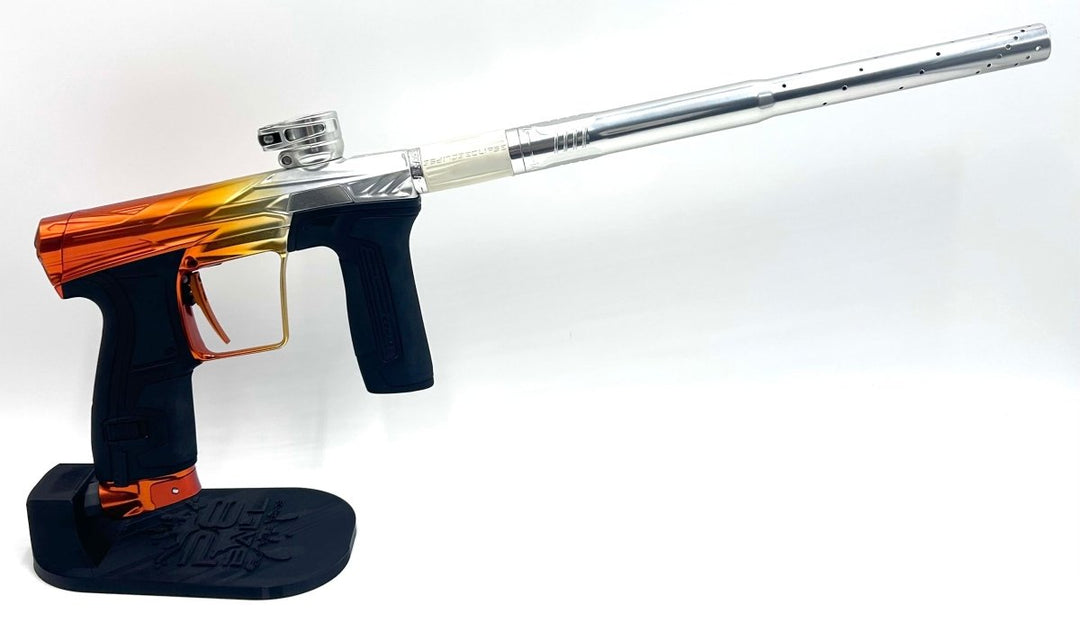 PLANET ECLIPSE HK CS2 CUSTOM ANODIZED SILVER - ORANGE USED - P8Ball - Buy, Sell, Trade
