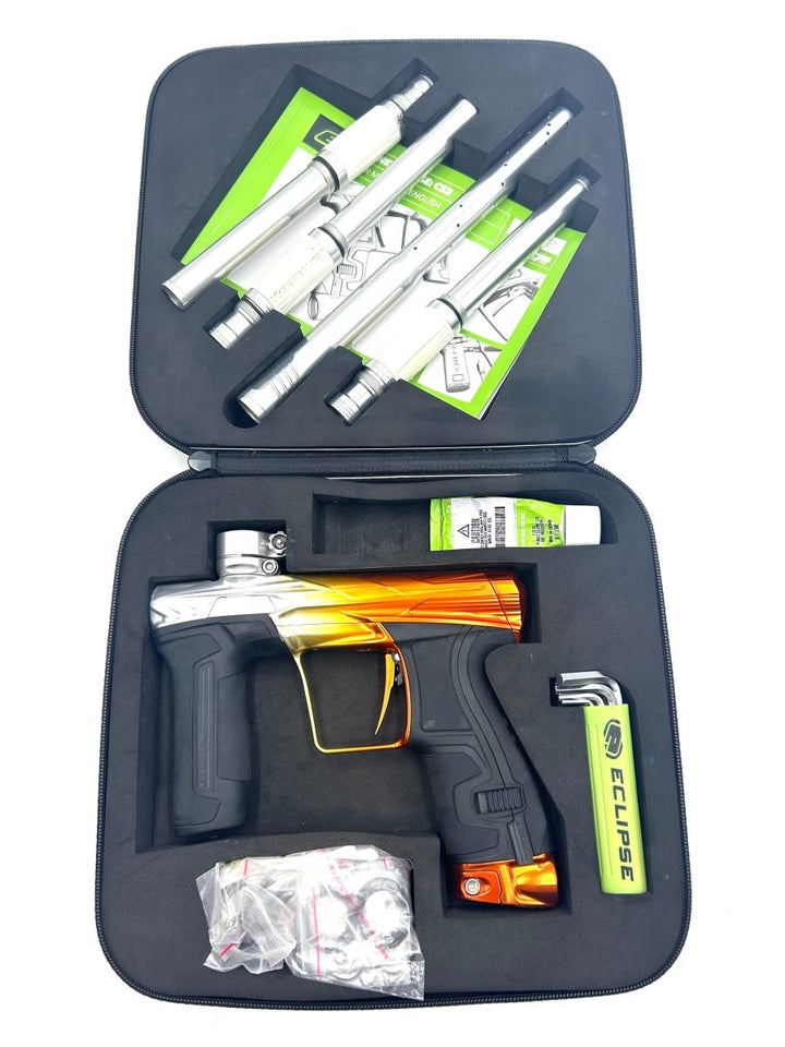 PLANET ECLIPSE HK CS2 CUSTOM ANODIZED SILVER - ORANGE USED - P8Ball - Buy, Sell, Trade