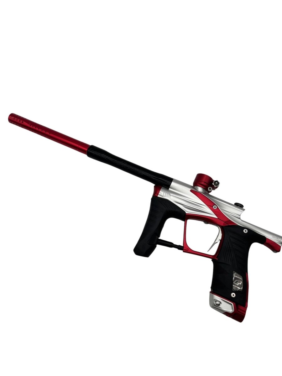 PLANET ECLIPSE LV1.6 SILVER/RED USED W/DYE ULI BARREL - P8Ball - Buy, Sell, Trade
