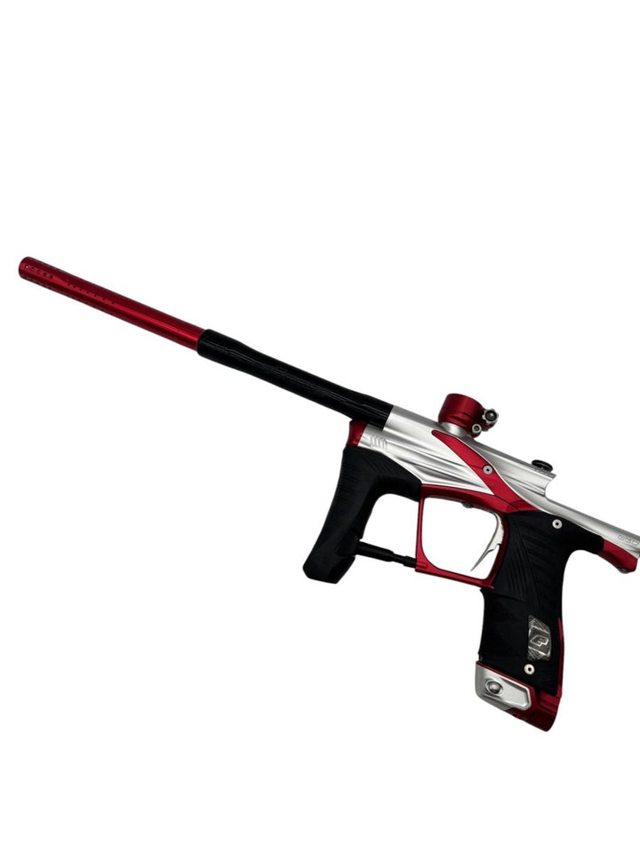 PLANET ECLIPSE LV1.6 SILVER/RED USED W/DYE ULI BARREL - P8Ball - Buy, Sell, Trade