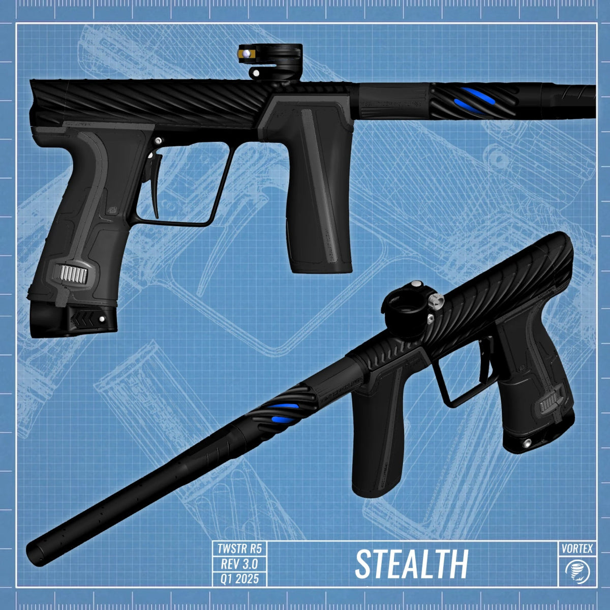 Planet Eclipse TWSTR GEO R5 - STEALTH (Black/Black) [BASE] - P8Ball - Buy, Sell, Trade