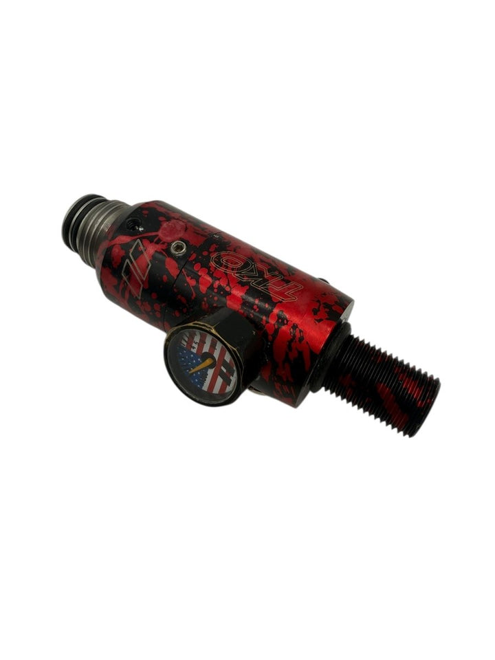 POWERHOUSE REGULATOR CUSTOM ANODIZED RED SPLASH USED - P8Ball - Buy, Sell, Trade